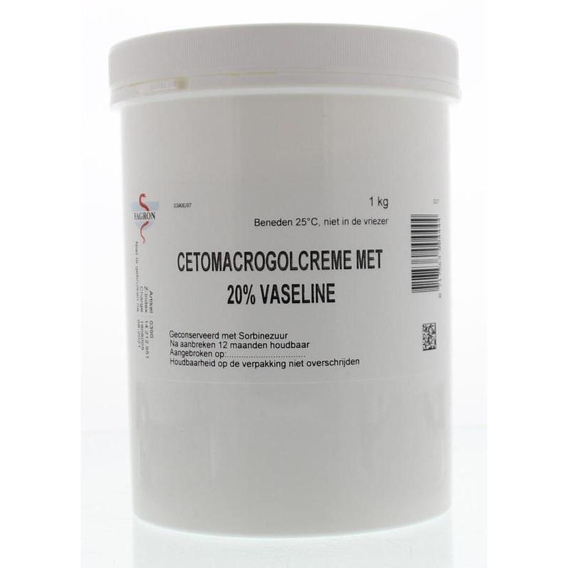 Cetomacrogol creme 20% vaselineOverig lichaam8717564004444