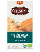 Organic ginger & turmeric bioKoffie/thee070734538223