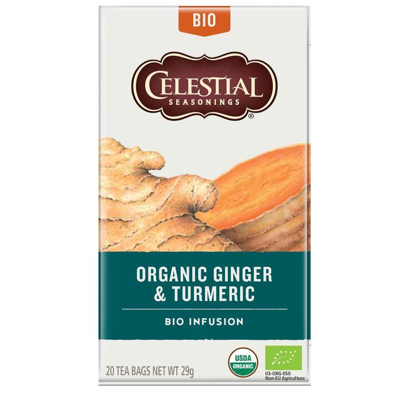 Organic ginger & turmeric bioKoffie/thee070734538223