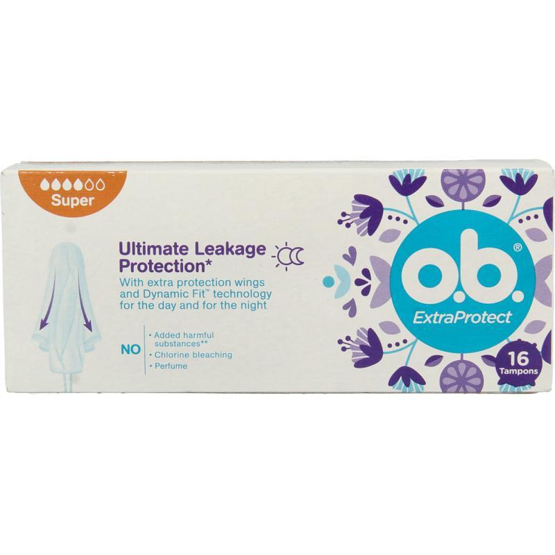 Tampons extra protect superDamesverband/tampons3574661591674