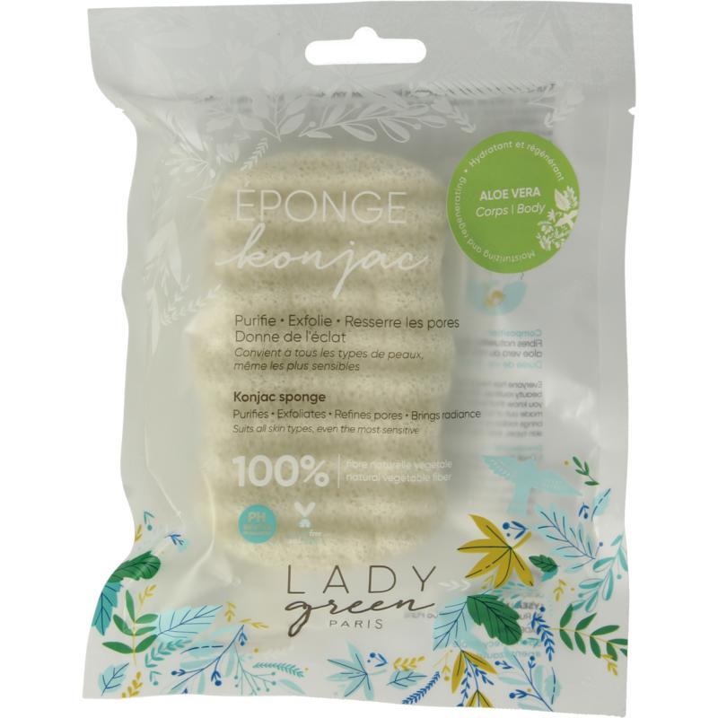 Konjac gelaatspons aloe veraOverig lichaam3760219650232