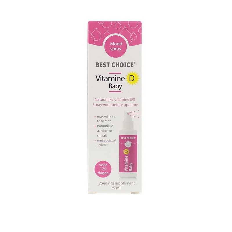 Vitaminespray vitamine D babyVitamine enkel8713286023596