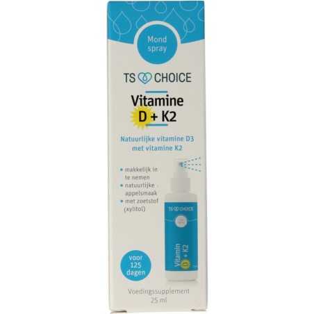 Vitaminespray vitamine D3 + K2Vitamine multi8713286023626