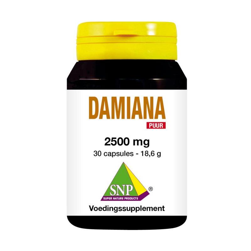 Damiana extract 2500 mg puurOverig gezondheidsproducten8718591423857