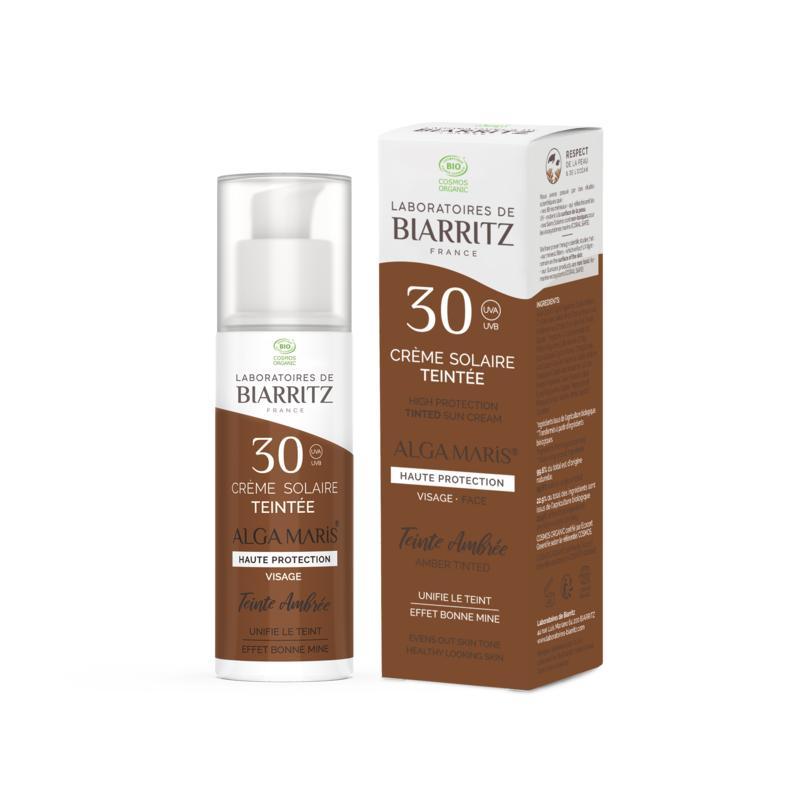 Suncare amber tinted face sunscreen SPF30In de zon3760211483029