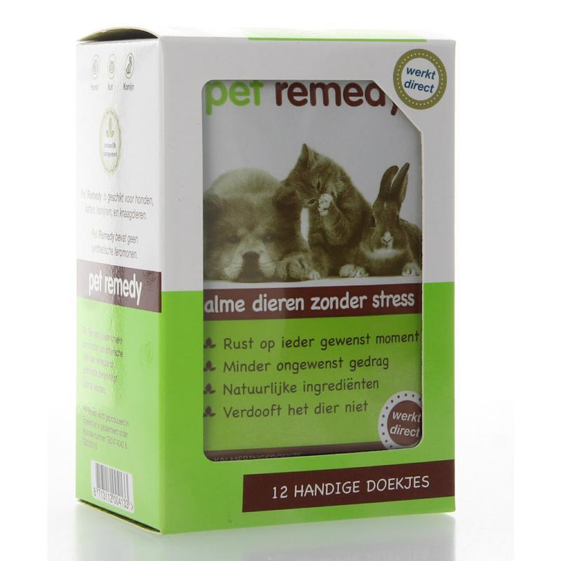 Pet Remedy Kalmerende Doekjes Anti stressmiddel 12 stuksHond8713112004133