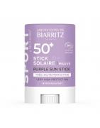 Suncare sport purple sunscreen stick SPF50+In de zon3760211482350
