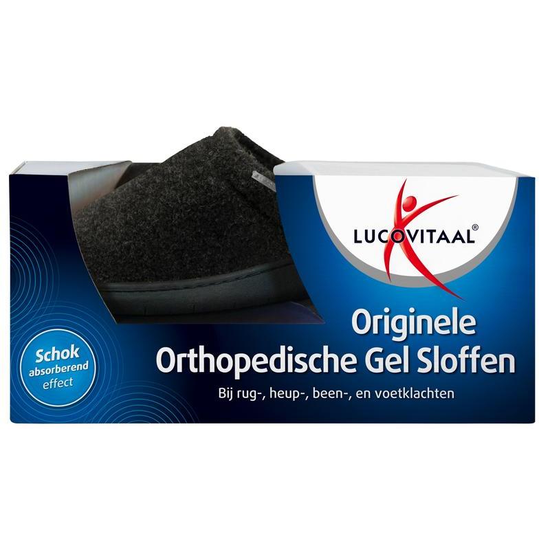 Orthopedische gel sloffen zwart maat 38-39Overig handen/voeten/benen8713713063652