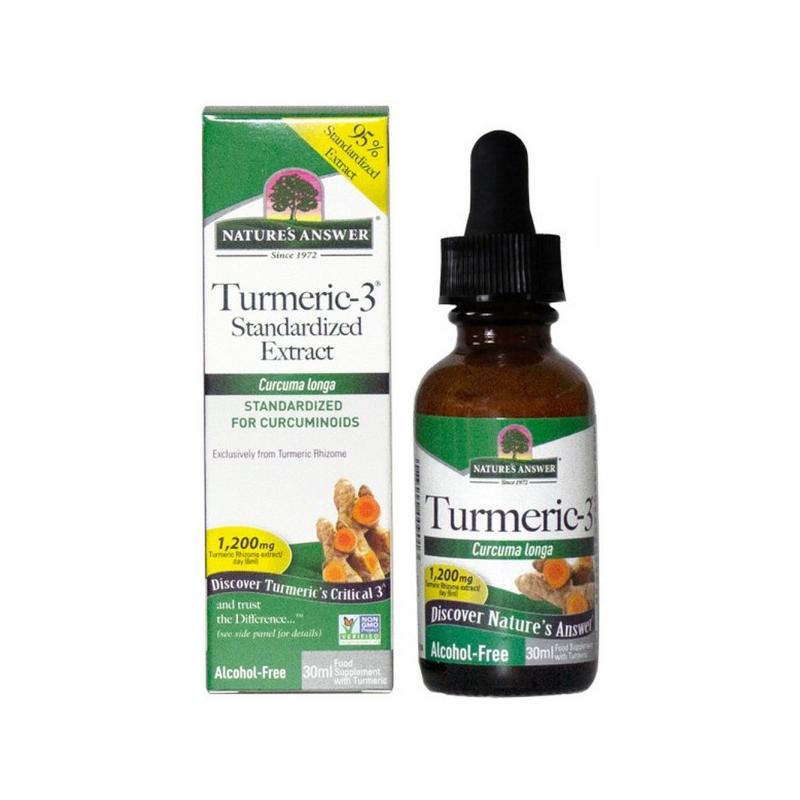 Turmeric-3 Curcuma extract alcoholvrijOverig gezondheidsproducten083000009013