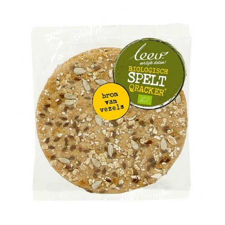 Spelt qrackers volkoren & lijnzaad bioVoeding8718215834519