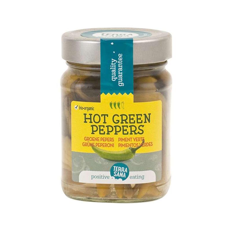 Groene pepers hot bioVoeding8713576001242