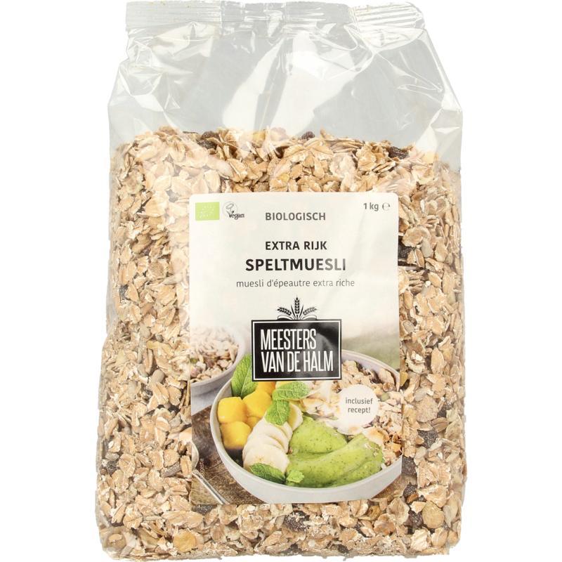 Speltmuesli extra rijk bioVoeding8714266432124