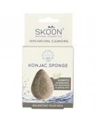 Konjac spons bamboo charcoal bioSponzen/borstels8712713884083