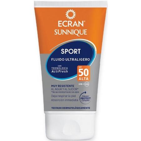 Sunnique sport facial cream SPF50In de zon8411135483255