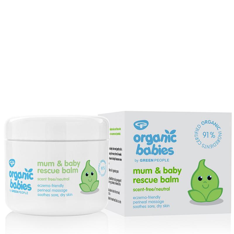 Organic babies mum & baby rescue balm scent freeMoeder/kind5034511002104