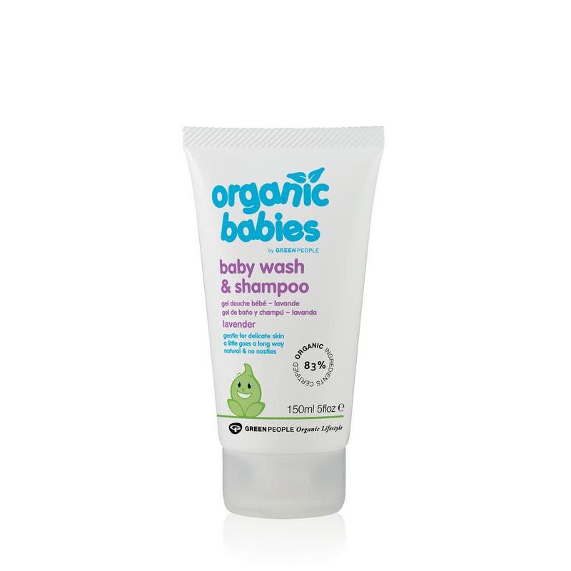 Organic babies wash & shampoo lavenderBaby/peuter verzorgend5034511005013