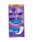 Inlegkruisjes daily protect extra longDamesverband/tampons8006540806555