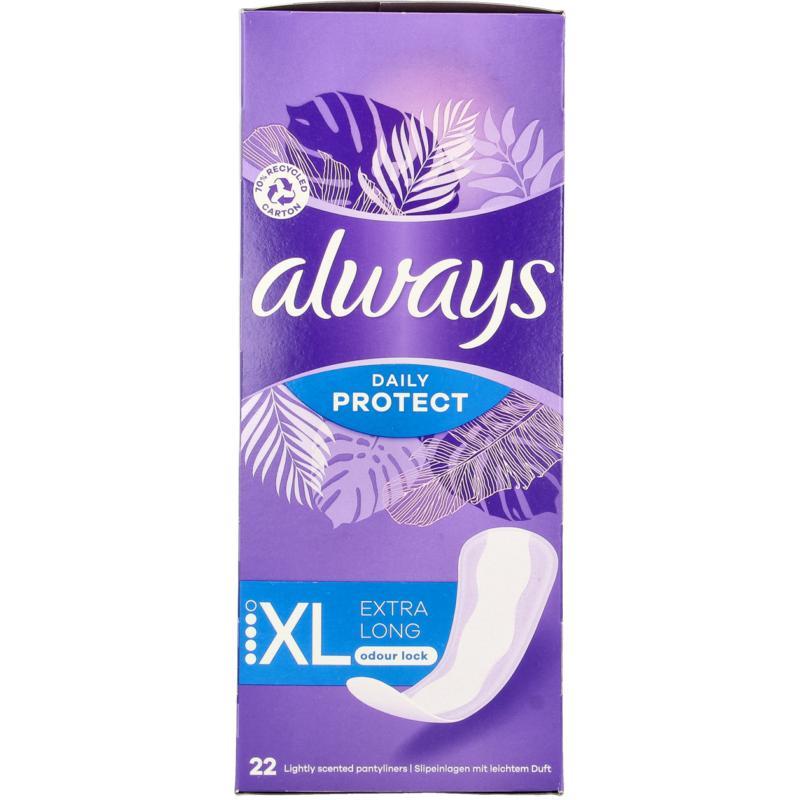 Inlegkruisjes daily protect extra longDamesverband/tampons8006540806524