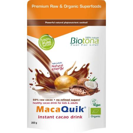 Macaquick instant cacao bioVoeding5412360013517