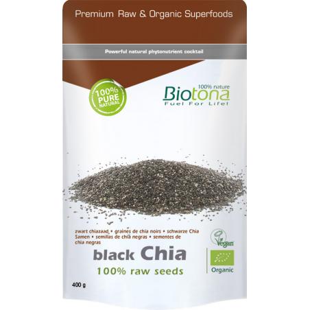 Black chia raw seeds bioVoeding5412360007455