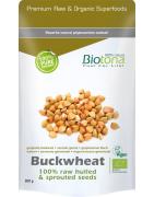 Buckwheat raw hulled & sprouted seeds bioVoeding5412360009541