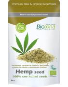 Hemp raw hulled seeds bioVoeding5412360007486