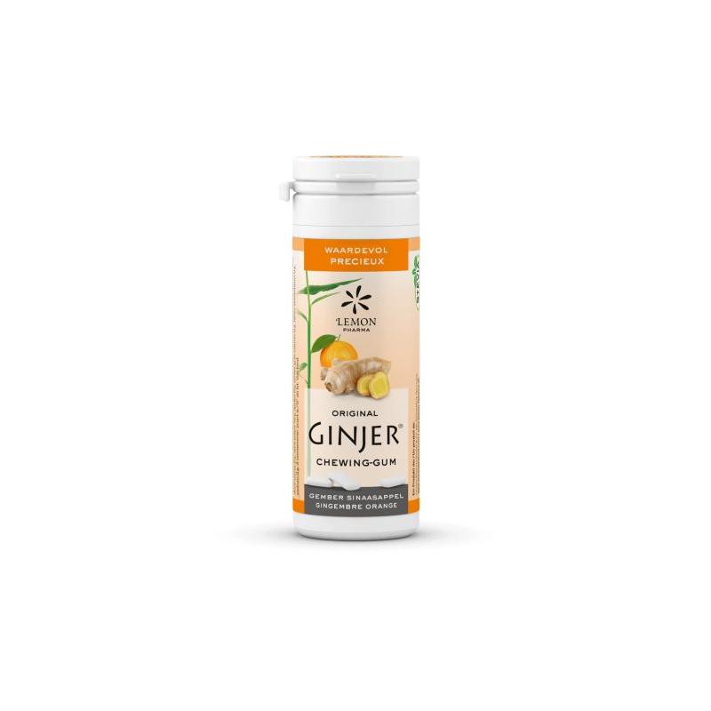 Ginjer original gember kauwgomOverig gezondheidsproducten4250424140325