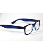 Leesbril wayfarer mat blauw +2.50Oogverzorging8718144555998