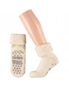 Slofsok anti slip unisex grijs/beige maat 35-38Kleding/ondergoed8720172208432