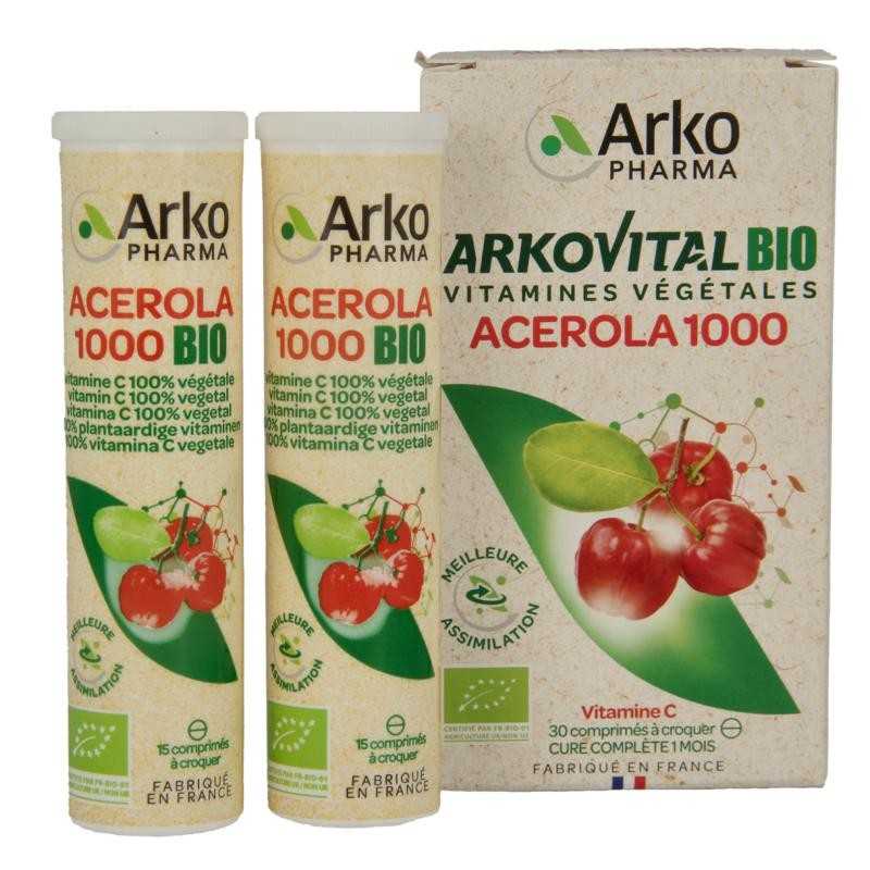 Acerola 1000 bioVitamine enkel8715345004577