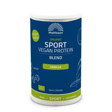 Organic sport vegan protein blend vanilleOverig gezondheidsproducten8720289190224