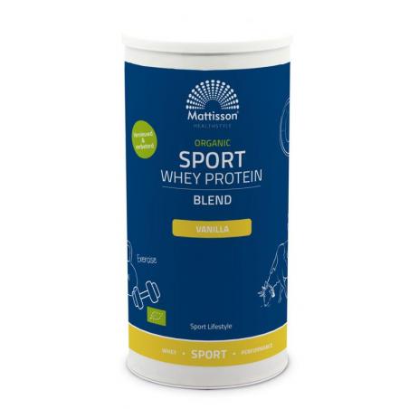 Organic sport whey protein blend vanilleOverig gezondheidsproducten8720289190248