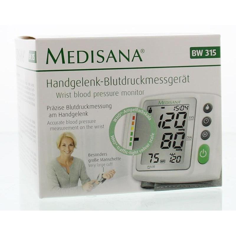 Bloeddrukmeter BW315 polsInstrumenten/zelftest4015588510724