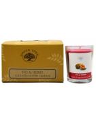 Geurkaars figs & herbs votivesEtherische oliën/aromatherapie805460312799