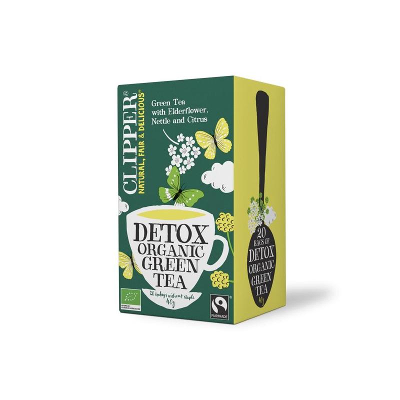 Detox green tea bioKoffie/thee5021991941368