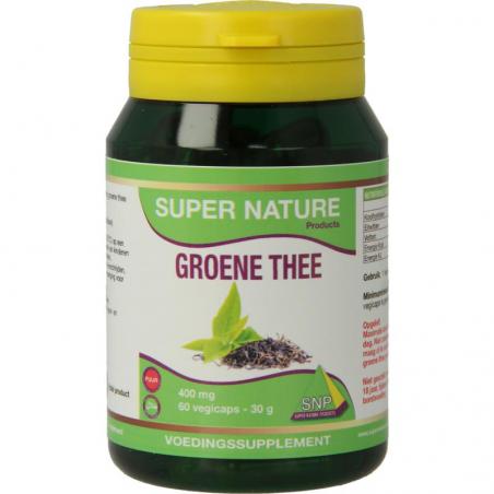 Groene thee 400 mg puurOverig gezondheidsproducten8718591424595