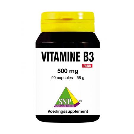 Vitamine B3 500mg puurVitamine enkel8718591423000