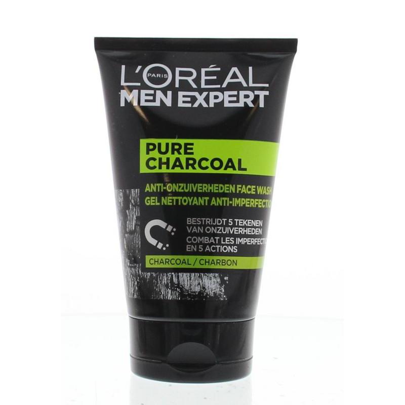 Men expert pure charcoal face washReiniging3600523708079