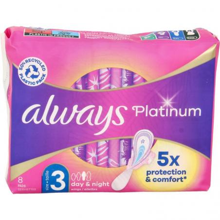 Maandverband platinum ultra nightDamesverband/tampons8001090899132