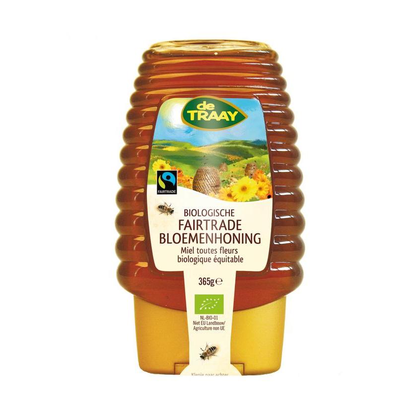 Bloemenhoning knijpfles Fairtrade bioHoning8713406130128