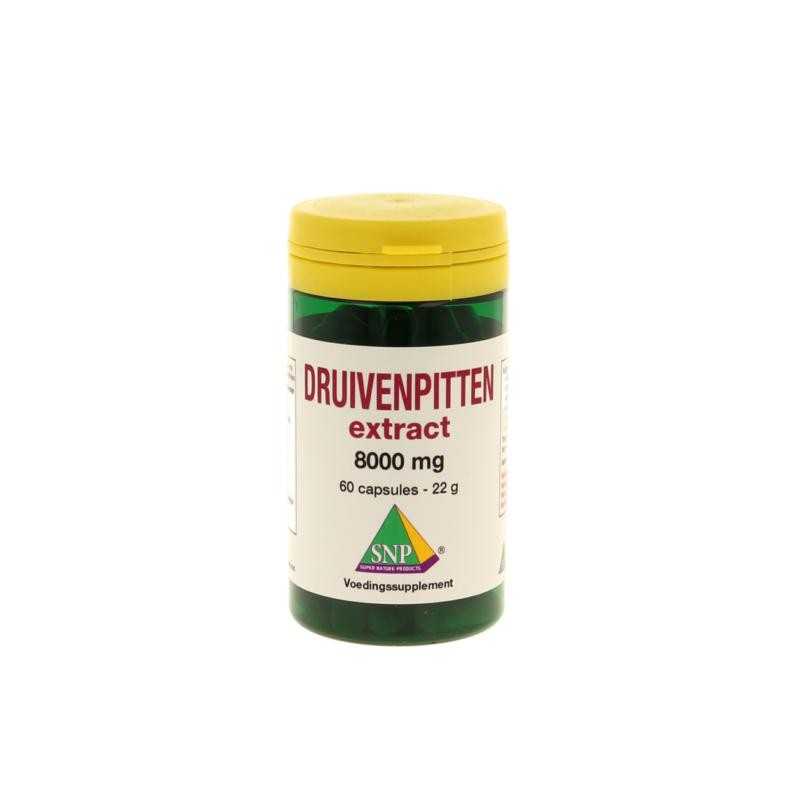 Druivenpitten zaad extract 8000mgOverig gezondheidsproducten8718591425721