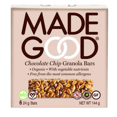 Granola bar chocolate chip 24 gram bioVoeding687456213095