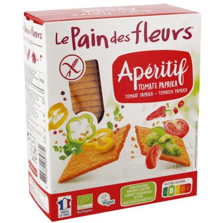 Aperitif crackers tomaat/paprika bioVoeding3380380089770