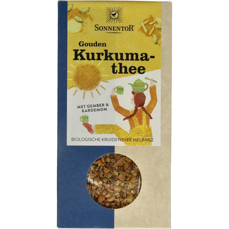 Goud kurkuma thee los bioKoffie/thee9004145005785