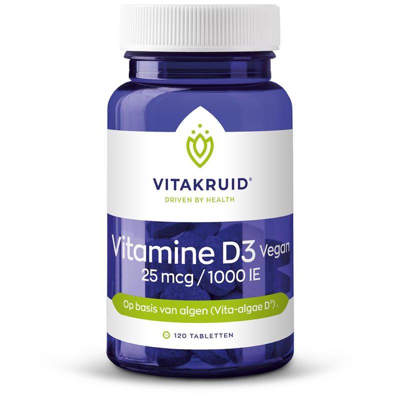 Vitamine D3 Vegan 25 mcg / 1000 IEVitamine enkel8717438691732