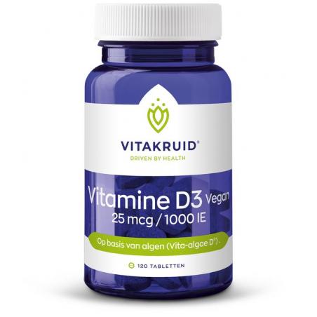 Vitamine D3 Vegan 25 mcg / 1000 IEVitamine enkel8717438691732