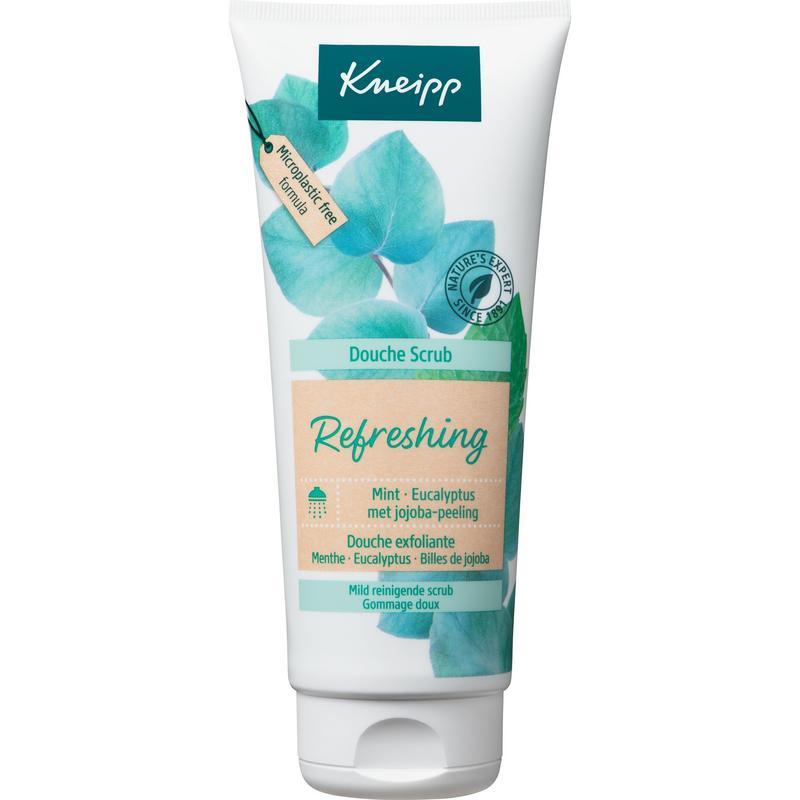 Refreshing douche scrub mint eucalyptus en jojobaBad/douche4008233160634