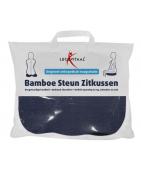 Bamboe steun zitkussen blauwWaren8713713092799