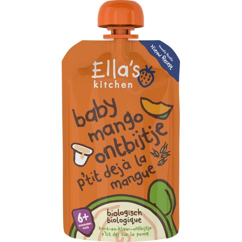 Baby ontbijtje mango 6+ maanden bioVoeding5060107335226