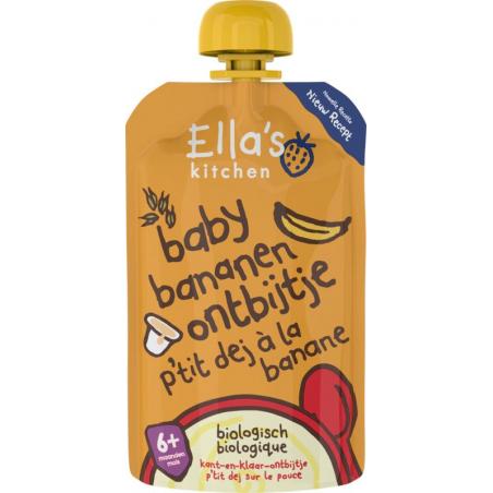 Baby ontbijtje banaan 6+ maanden bioVoeding5060107335240